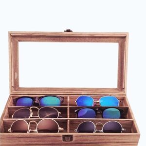 Nifty Stylish Wood Sunglass Organizer